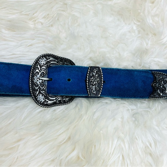 GENUINE SUEDE BLUE LEATHER COASTAL COWGIRL - Picture 5 of 7